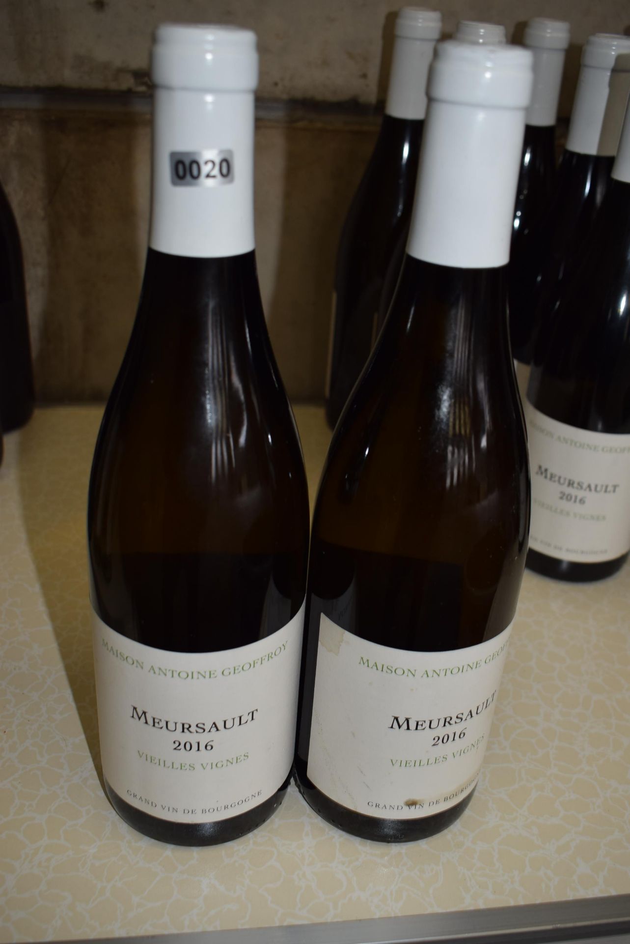 2 x 75 cl MAISON ANTOINE GEOFFROY - MEURSAULT - GRAND WHITE BURGUNDY RRP £90 Per Bottle