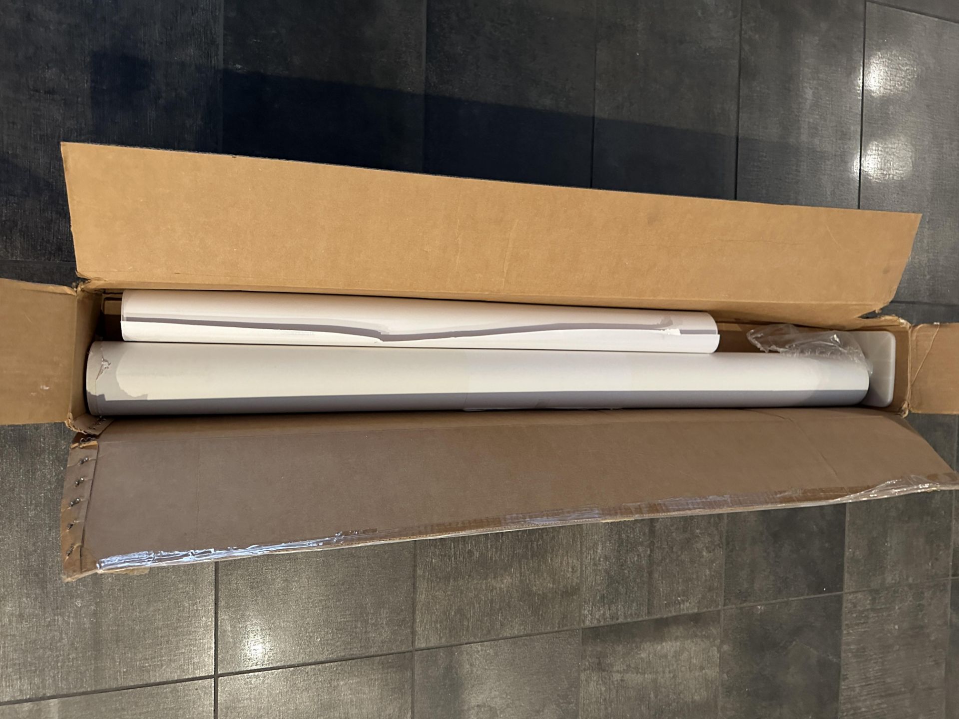 TWO LARGE PRINT FORMAT ROLLS OF PAPER