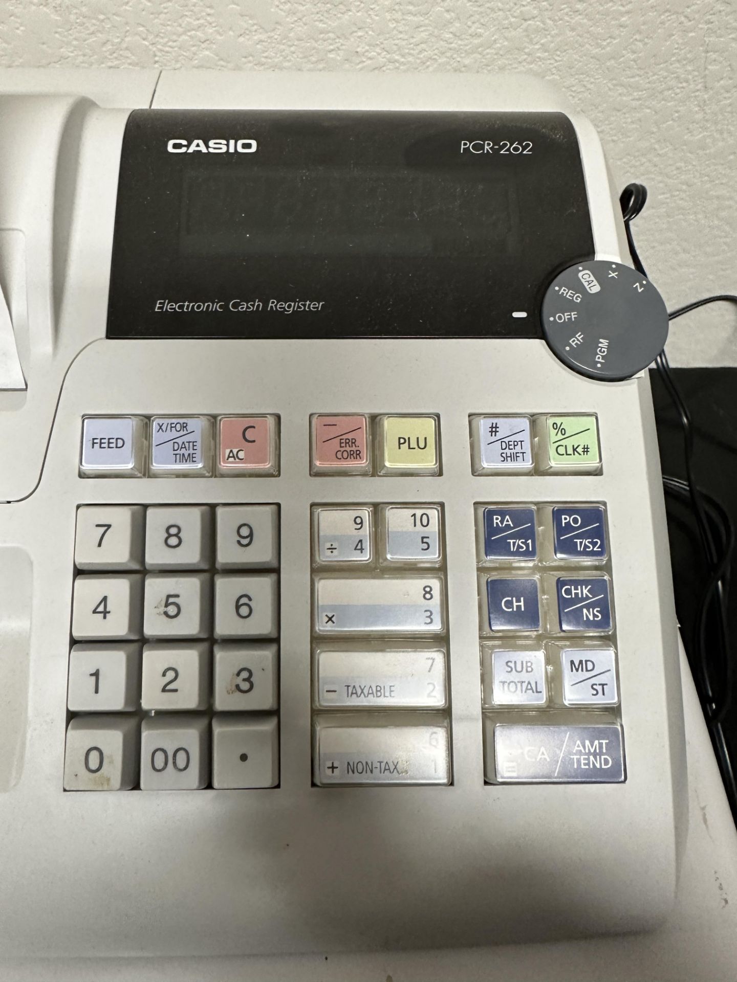 Casio PCR-262 Cash Register + Separate 2nd Electronic Cash Drawer - Image 2 of 3