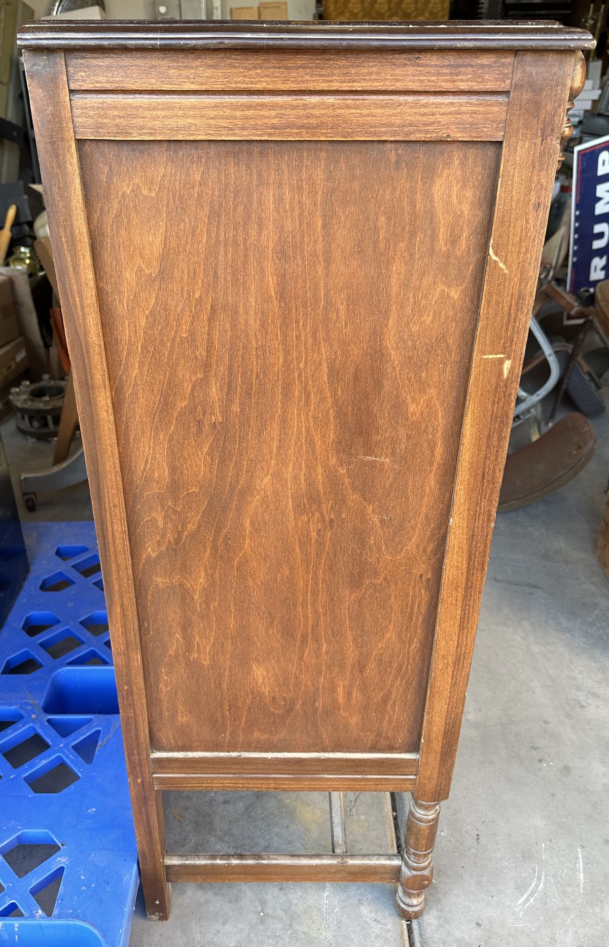 ANTIQUE SOLID WOOD DRAWER UNIT WITH INLAY WORK - Image 2 of 4