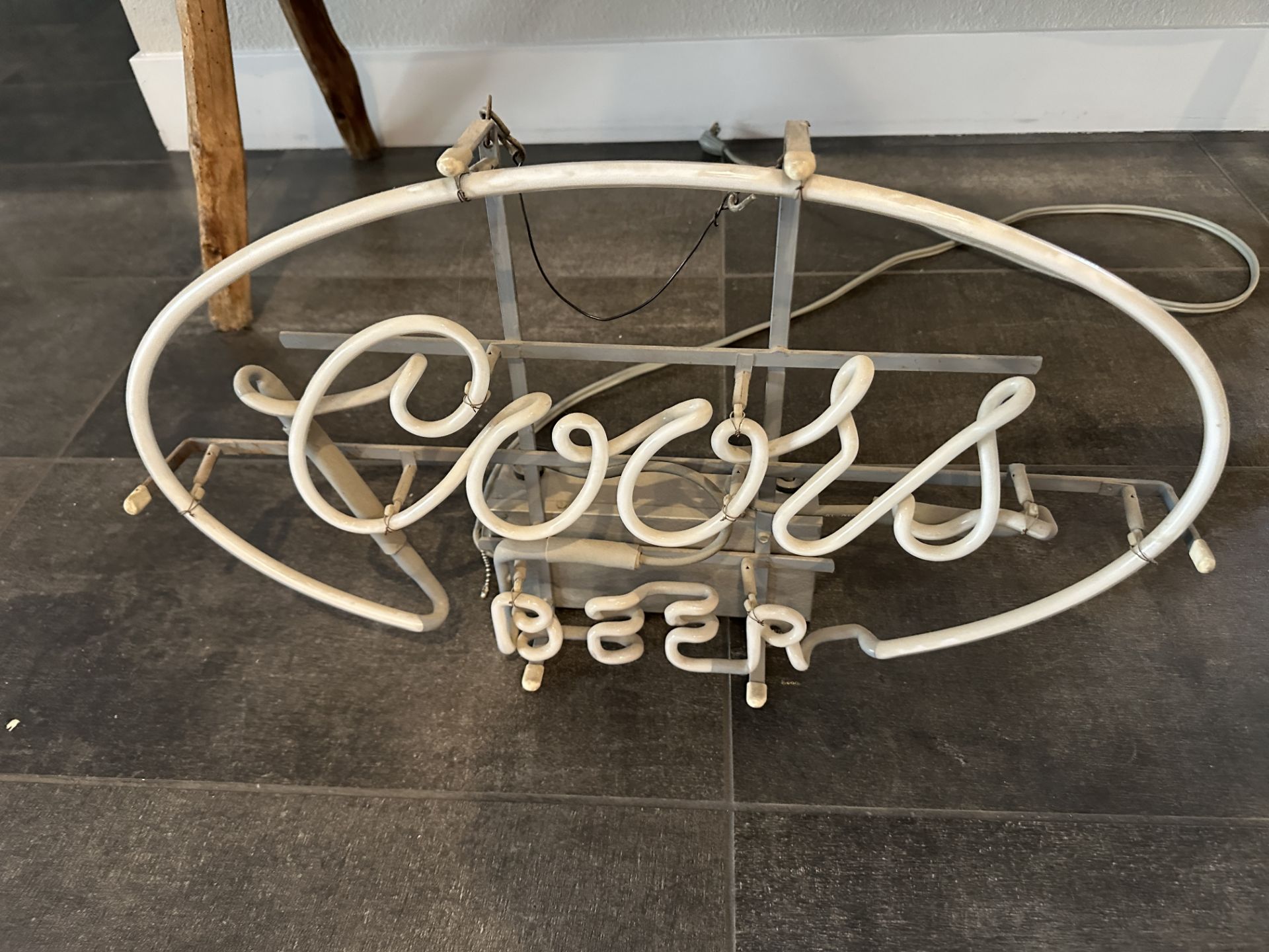 Vintage Coors Light Beer Neon Bar Sign - Image 2 of 2
