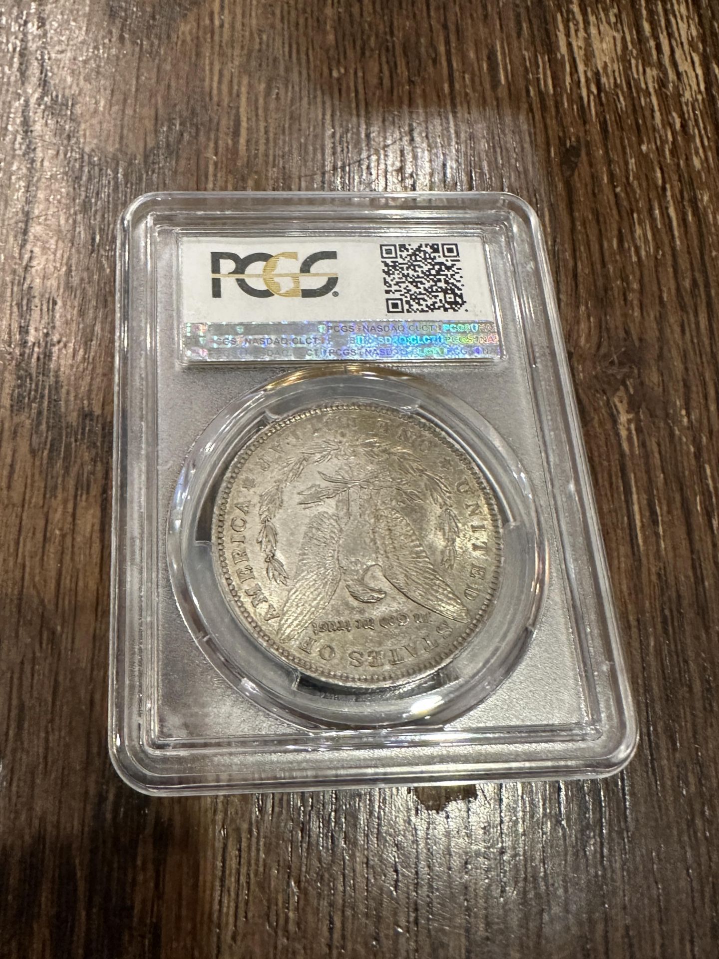 PCGS AU55 STRONG 1882-0/S $1 COIN VALUED $750 - Image 2 of 2