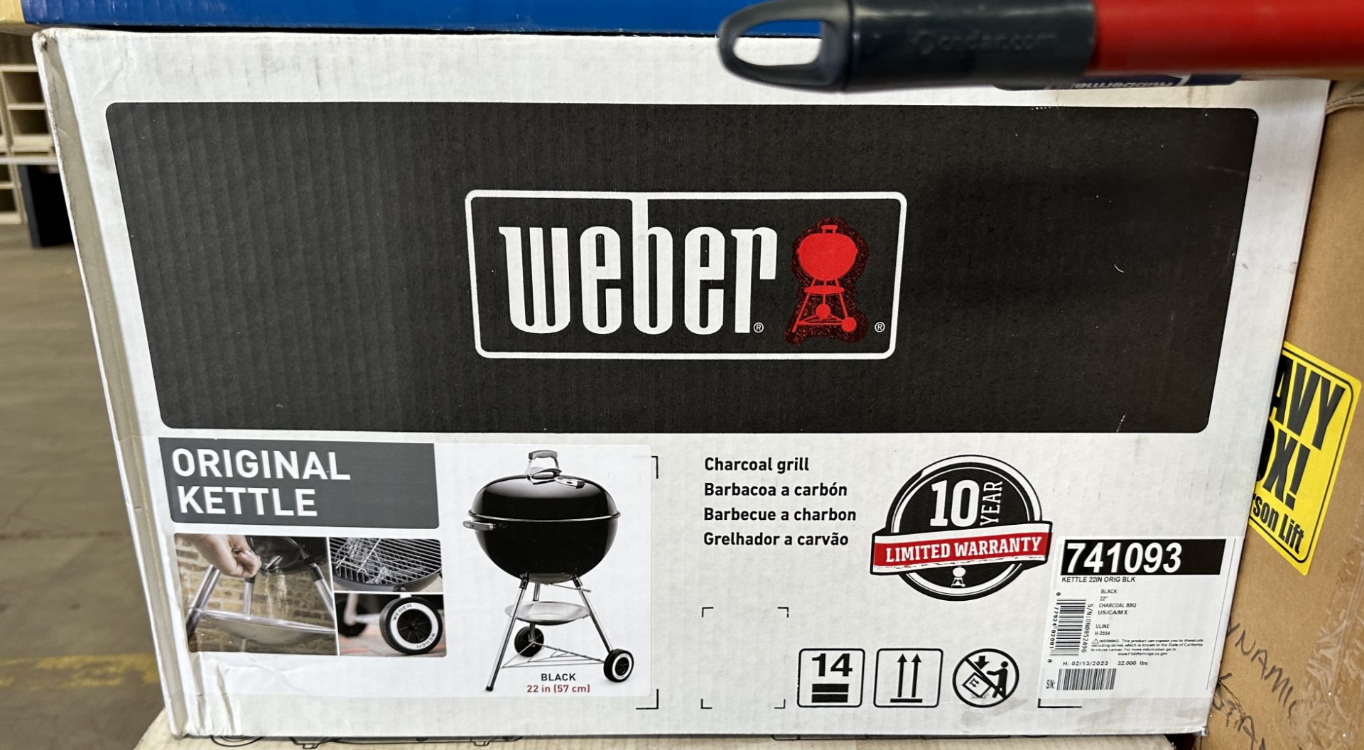 (1) Weber grill Brand new sealed in box