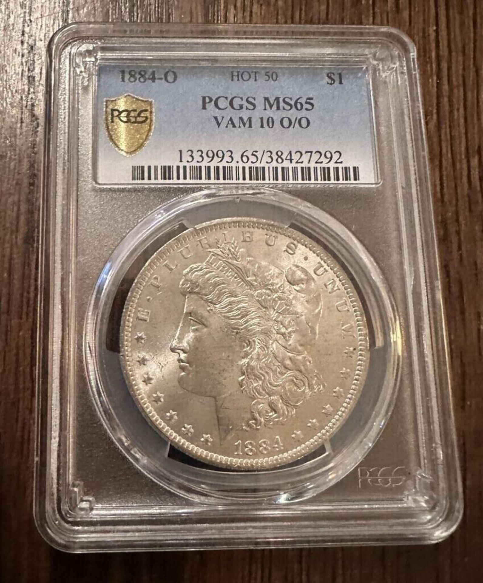 1884-O PCGS MS65 VAM 10 O/O $ 1 COIN