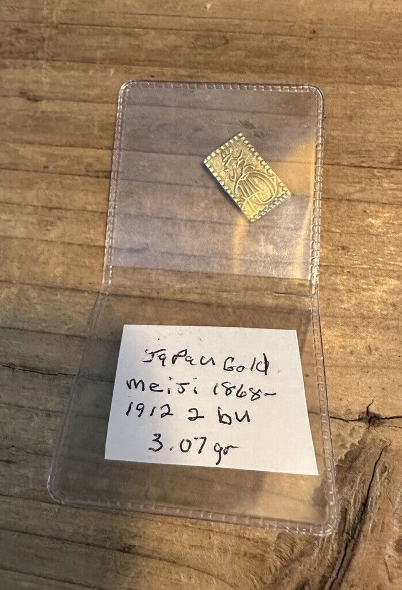 JAPAN GOLD MEIJI 1868-1912 2BU GOLD + SILVER MIX