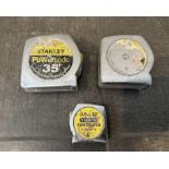 LOT OF 3 MEASURING TAPES