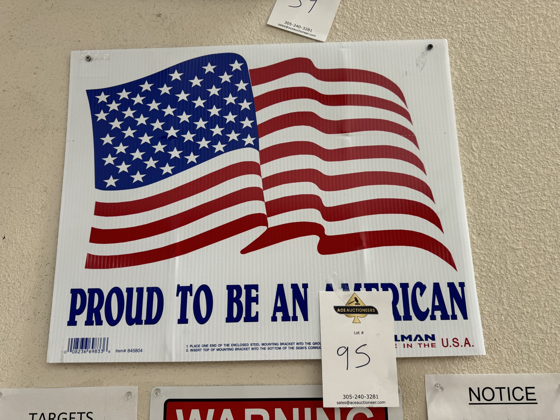 PROUD TO BE AMERICAN SIGN