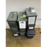 LOT OF AMMO BOXES
