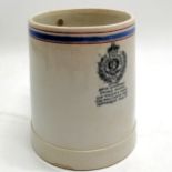 Crown Pottery Quart measure VR32 14cm high. Small chip to base and crazing.