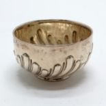 1881 Victorian silver sugar bowl by William Comyns & Sons - 7.8cm diameter & 72g - antique repairs
