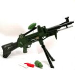 1960's Johnny Seven Tommy gun with grenades & attachments etc - 92cm long & for spares / repairs ~