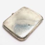 1904 silver cigarette case with gilded interior by Sampson Mordan & Co - 7.8cm x 6.2cm & 78g total