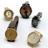 5 x quartz watches - Certina, Bulova, Sekonda (x2), Kuromi cat watch etc - all for spares /