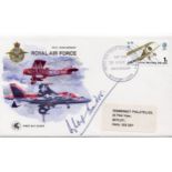 1968 RAF college Cranwell FDC signed by Group Captain Sir Douglas Robert Steuart Bader CBE DSO+Bar