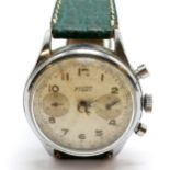 Vintage Fludo chronograph wristwatch with stainless steel 32mm case with 8502 movement - lacks hands