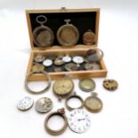Qty of watch movements & cases - for spares / repairs
