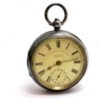 Silver cased Gents 'Express English Lever' pocket watch retailed by Graves of Sheffield - 5cm