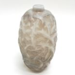 Lalique Ronces (Brambles) vase - 23cm high & apart from a very small chip to inside of rim no