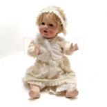 Kestner Hilda bisque jointed doll MH 87 - 46cm long & no obvious damage