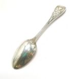 1861 silver spoon by Chawner & Co (George William Adams) - 15cm long & 34g