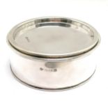 Antique silver novelty paint tin by Horace Woodward & Co Ltd - 167g & 9.5cm diameter - SOLD ON