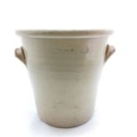 Antique stoneware 6 gallon dairy pail with handles by Pearson & Co., Whittington Moor Potteries -