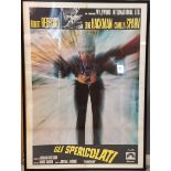 Paramount large 1970 GLI Spericolati (Downhill Racer) framed film poster, 104 cm x 143