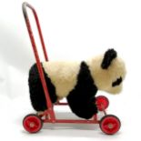 Vintage Panda bear stroller - 47cm high