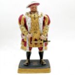 1917 Royal Worcester figurine of Henry VIII by Frederick M Gertner - 22cm high & no obvious damage ~