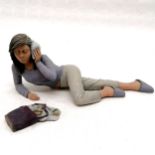 Elisa figurine #9508 Oido (Five senses : hearing) after Montserrat Ribes - 12cm high and with