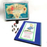 Boxed Peter Rabbit's race game by Fredrick Warne & Co Limited with x4 hand painted lead figures