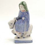 Rye Pottery Chaucer’s Canterbury Tales : The Nun Prioress figurine - 18cm high & no obvious damage