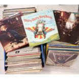 Collection of vinyl records -mostly LP's (in 2 crates)