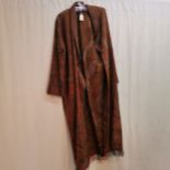 Paisley coat with belt 112cm chest. In good used condition