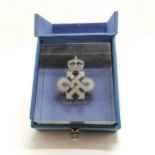 1969 Queen's award to industry in original case (18.5cm x 19.5cm x 10.5cm & case slight a/f) - it