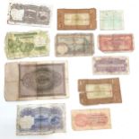 Qty of banknotes inc China