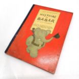 1931 book Histoire de Babar le petit elephant by Jean de Brunhoff (1899-1937) - has some water