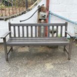 Wooden garden bench 152cm long x 78cm high