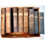 6 x French volumes (inc WWI) of 'Larousse Mensuel Illustre' (1907-10, 1911-13, 1914-16, 1917-19,