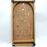 Vintage bagatelle board - 64cm x 32cm & has no balls