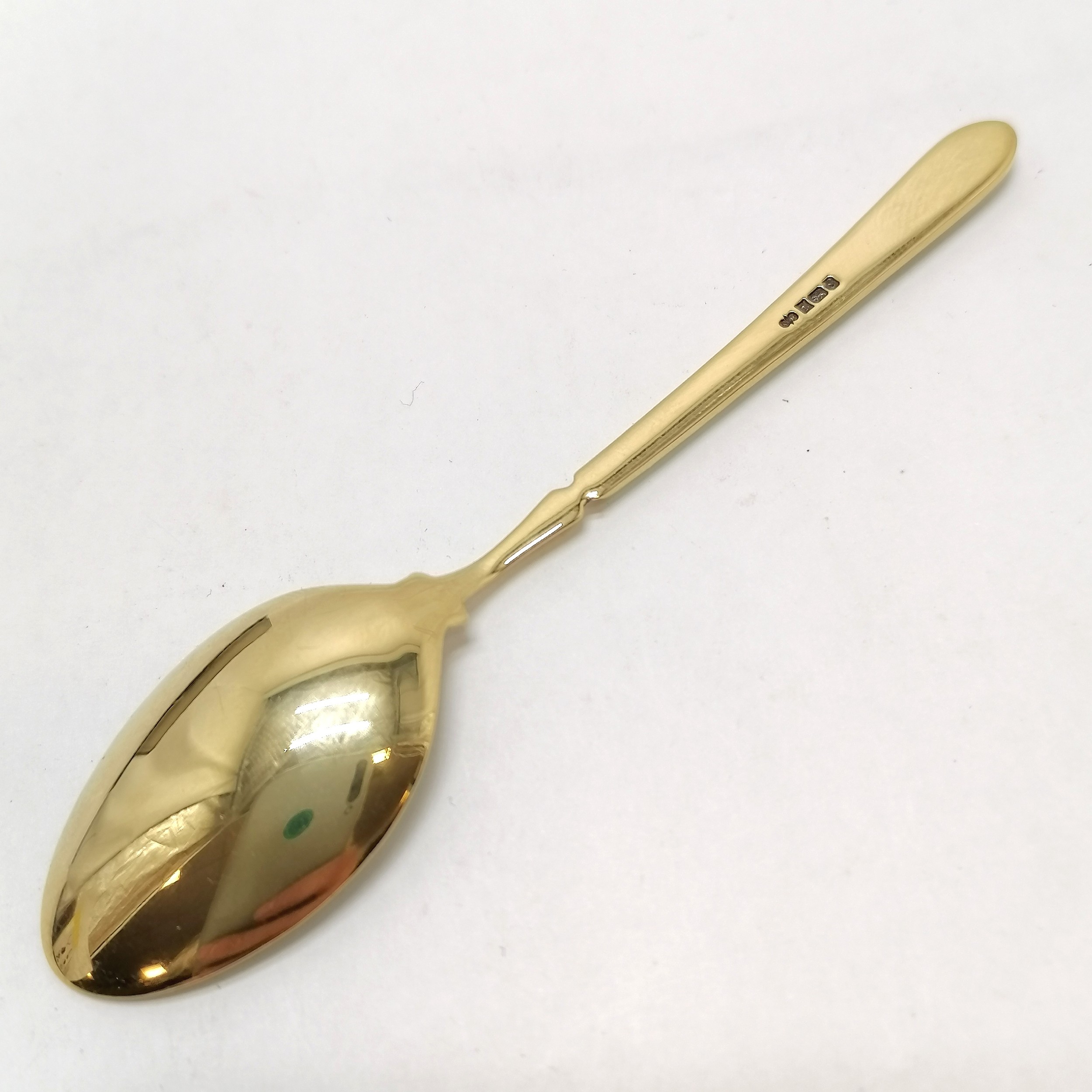 Sterling silver 'The Worshipful Society of Apothecaries' enamel spoon with Dürer's Rhinoceros - Image 4 of 4