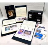 Mostly Royalty collection consisting of 53 coin covers & 22 stamp covers in folders