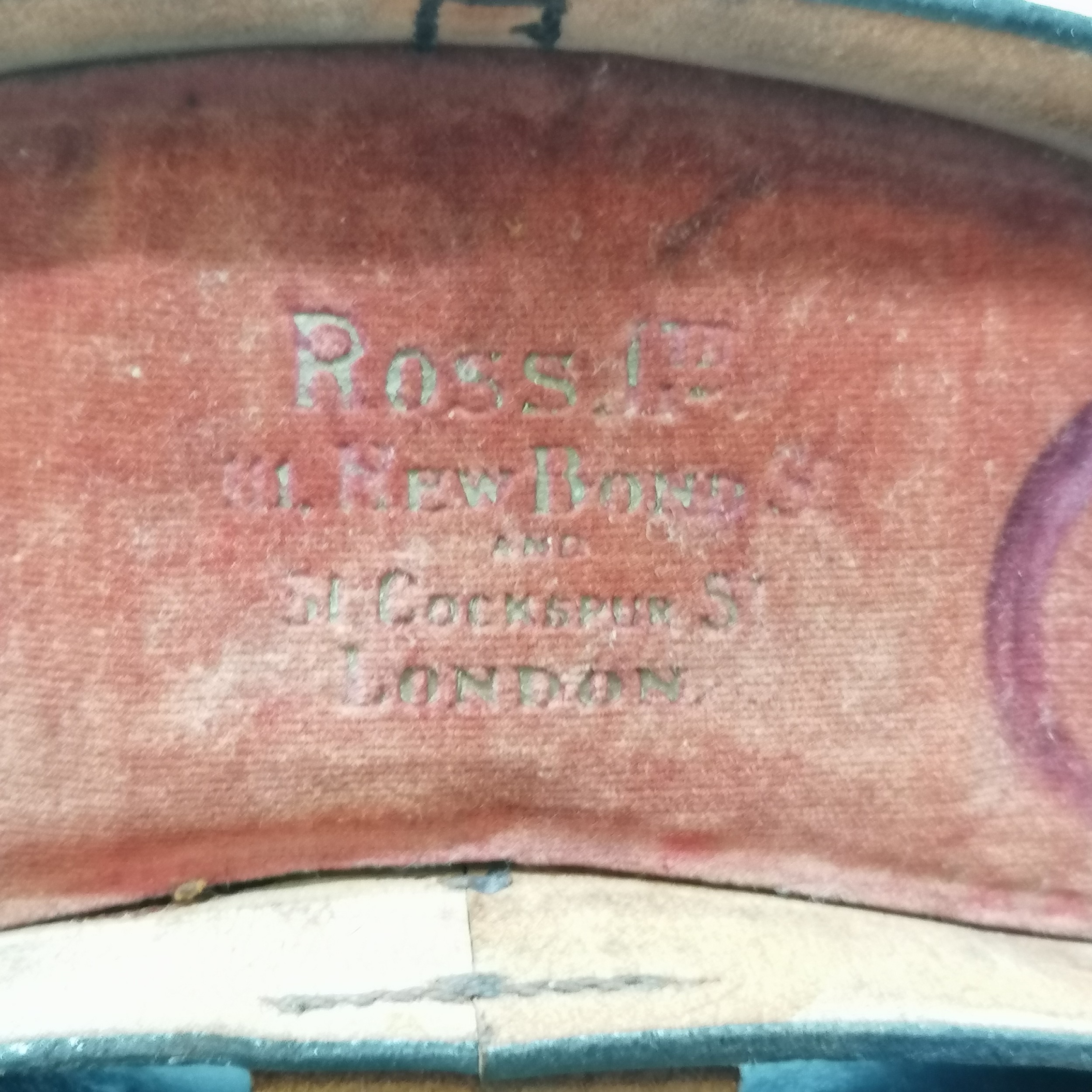 Pair of Military marked Ross binoculars in their original case- in used condition - Image 3 of 3
