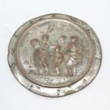 Christ's Hospital School Sheffield plate badge mid 18th century edition of the 1673 original