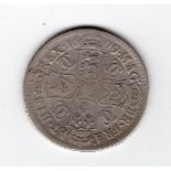 1679 Charles II halfcrown coin