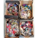 Large qty of costume jewellery - 19kgs+ - SOLD ON BEHALF OF THE NEW BREAST CANCER UNIT APPEAL YEOVIL