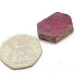 Piece of rough ruby - 2.6cm across & 8.5g