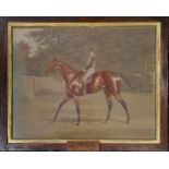 Framed print of racehorse 'Donovan' (1886-1905) winner of 1889 Derby by John Alexander Harington