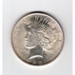 1923 USA peace dollar