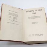 1945 Who's who book signed inside front cover by Sir George Roderick Jones KBE (1877–1962) who